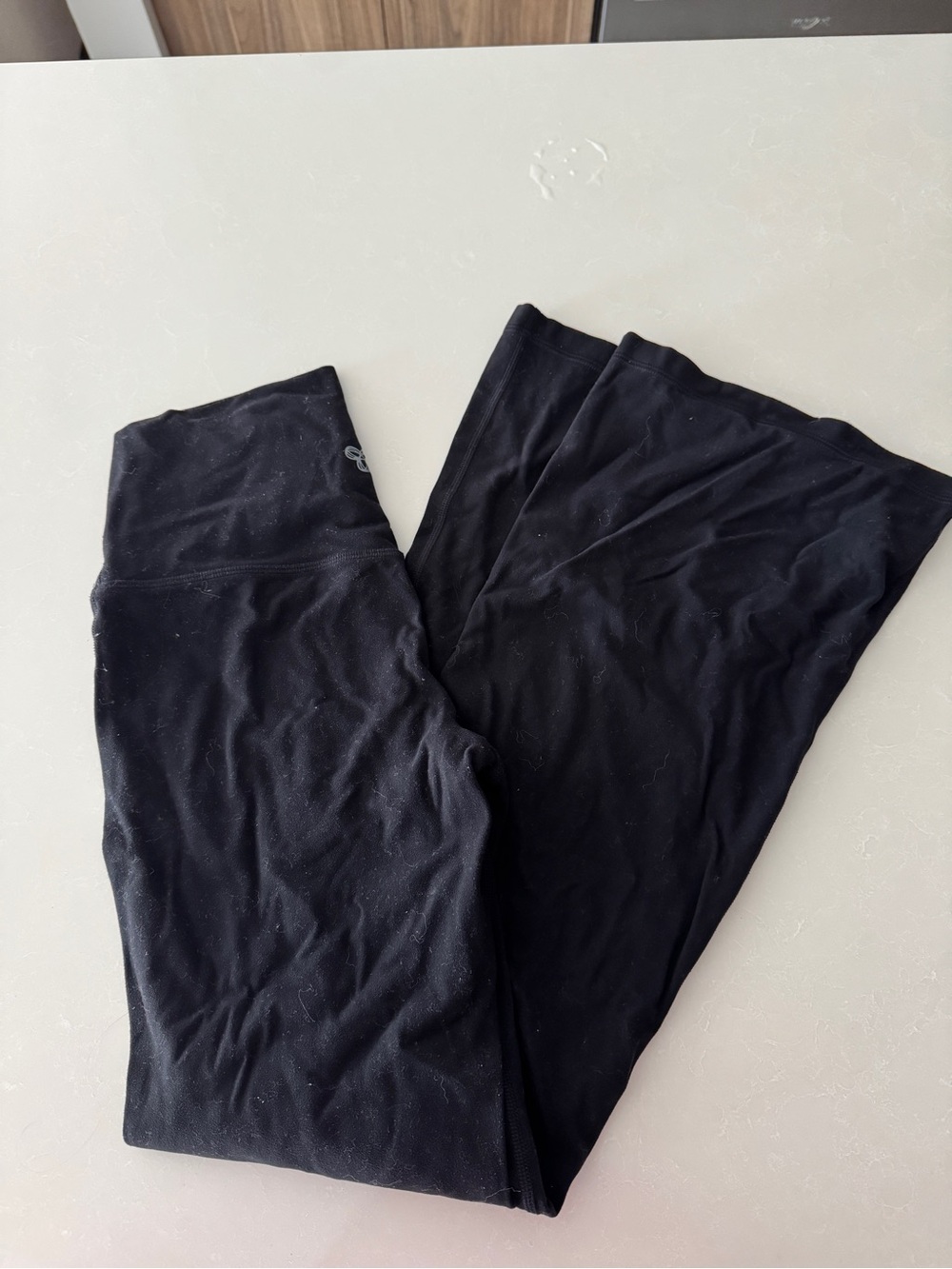 Aritzia Black Flare Leggings